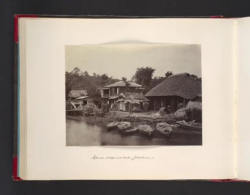 Japanes Cottages and Creek, Yokohama