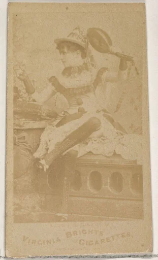 From the Actors and Actresses series (N45, Type 5) for Virginia Brights Cigarettes