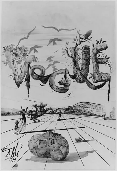 Study for "Vogue" cover — Salvador Dalí