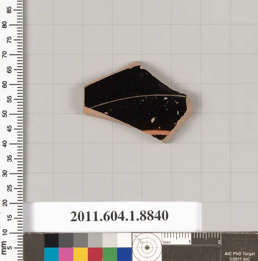 Terracotta fragment of a kylix (drinking cup)