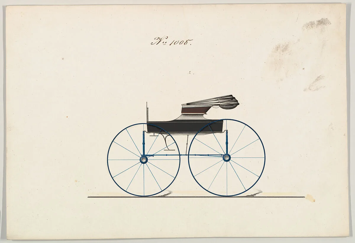Design for Wagon, no. 1008 — Brewster & Co.
