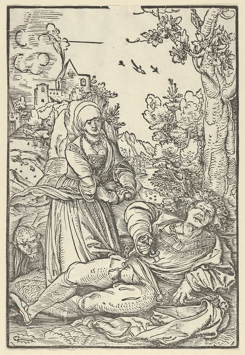 Pyramus and Thisbe — Hans Schäufelein
