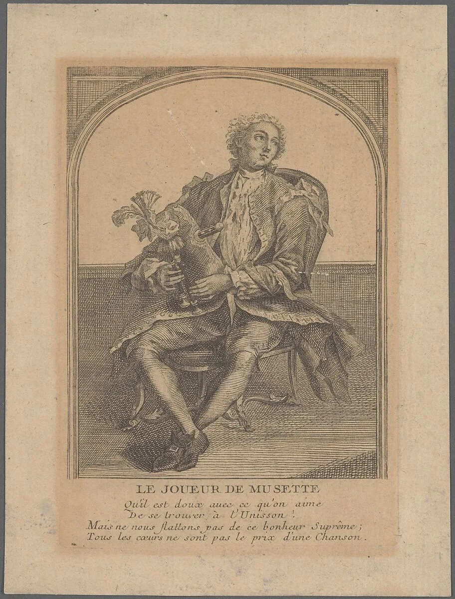 Musette Player (Le Joueur de Musette) — Anonymous, French, 18th century