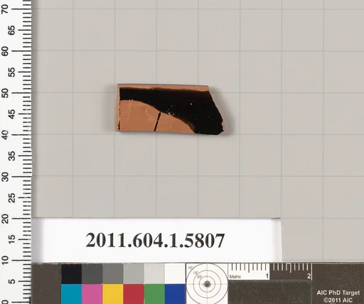 Terracotta rim fragment of a kylix: eye-cup (drinking cup)
