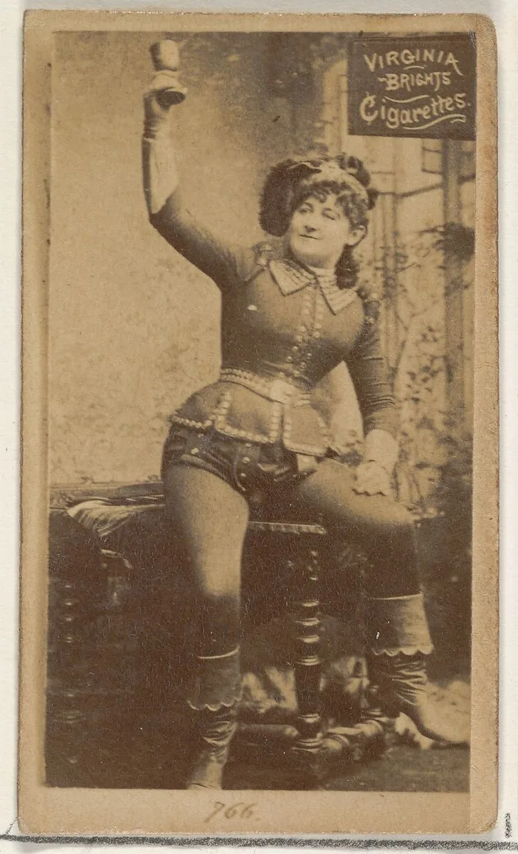 Card 766, from the Actors and Actresses series (N45, Type 2) for Virginia Brights Cigarettes — Allen & Ginter