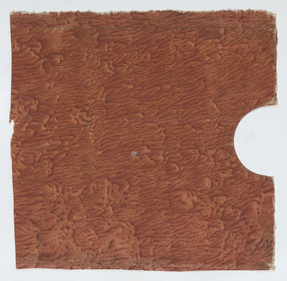 Reddish brown paste paper — Anonymous