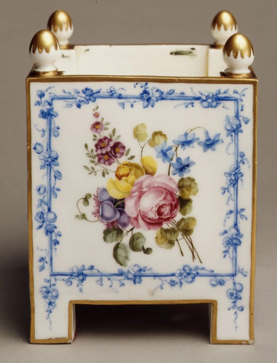 Pair of flower pots (caisses carrés) — Sèvres Manufactory|Charles-Louis Méreaud