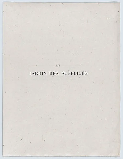 Le Jardin des Supplices