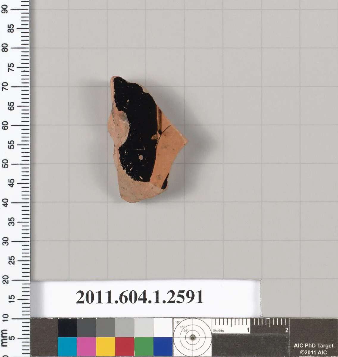 Terracotta fragment of a kylix (drinking cup) — Unknown