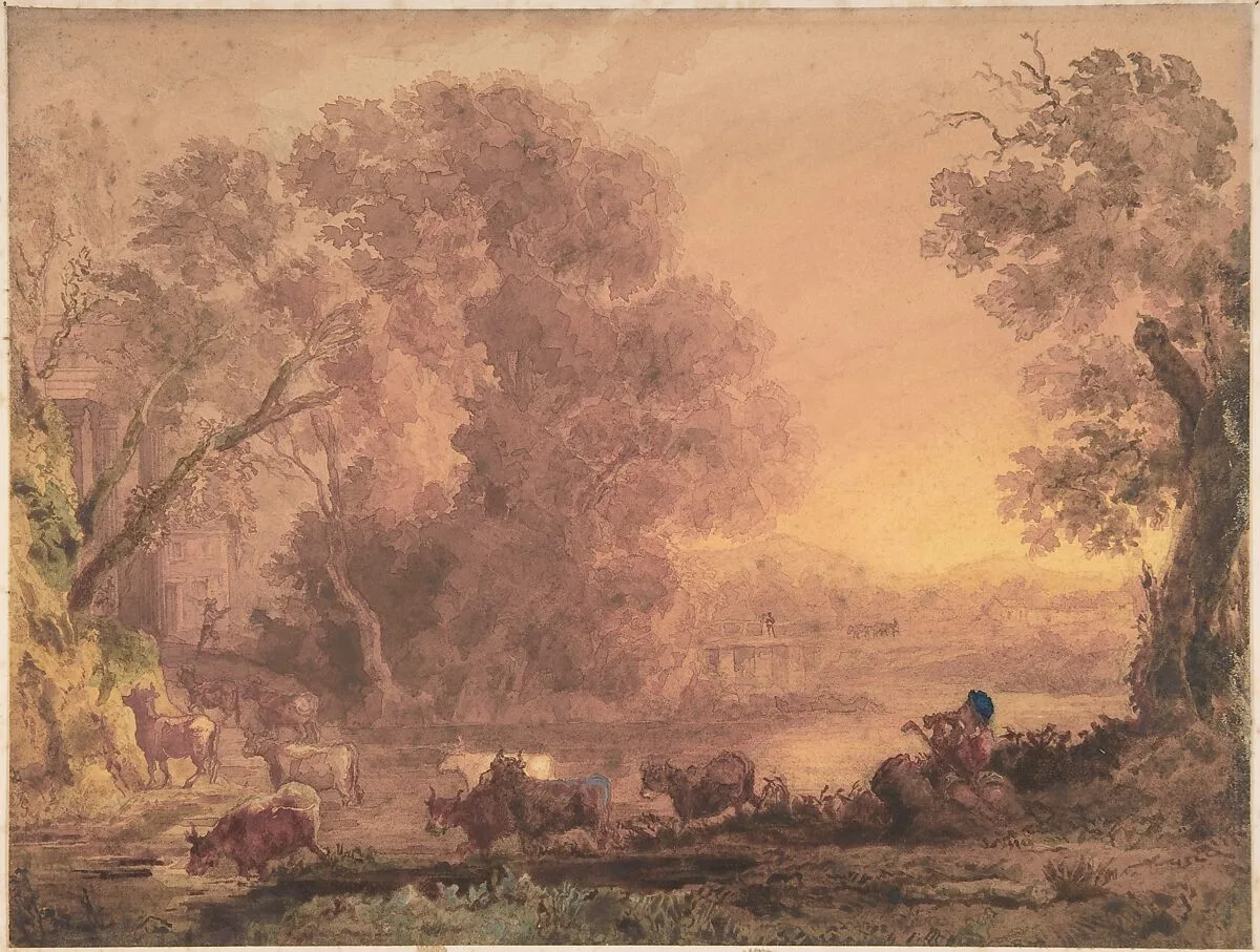 Arcadian Landscape — George Barret, the younger