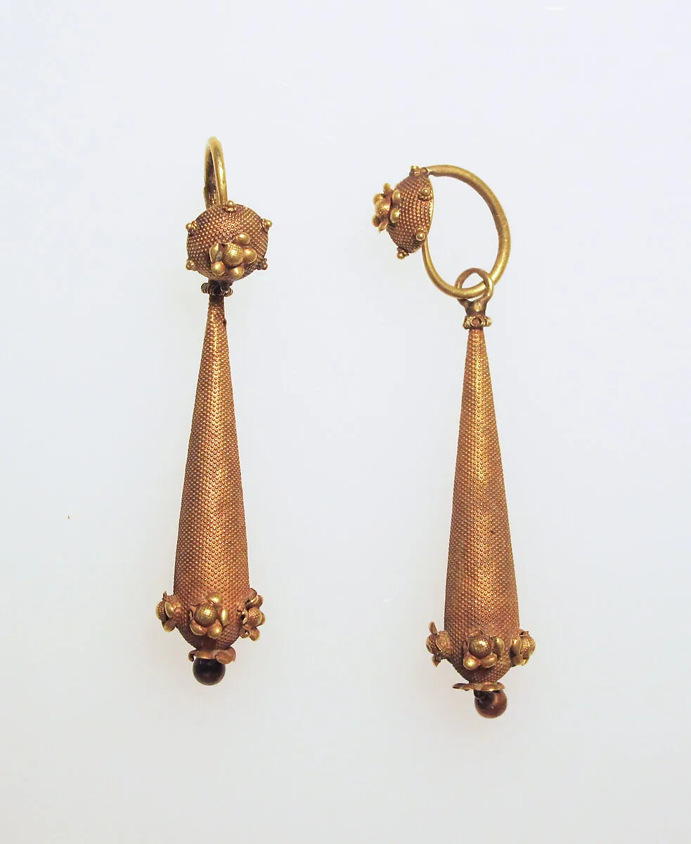 Earring rosette and pendant — Unknown