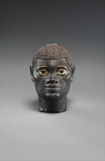 Head of an "Ethiopian" depicted in Hellenistic mode