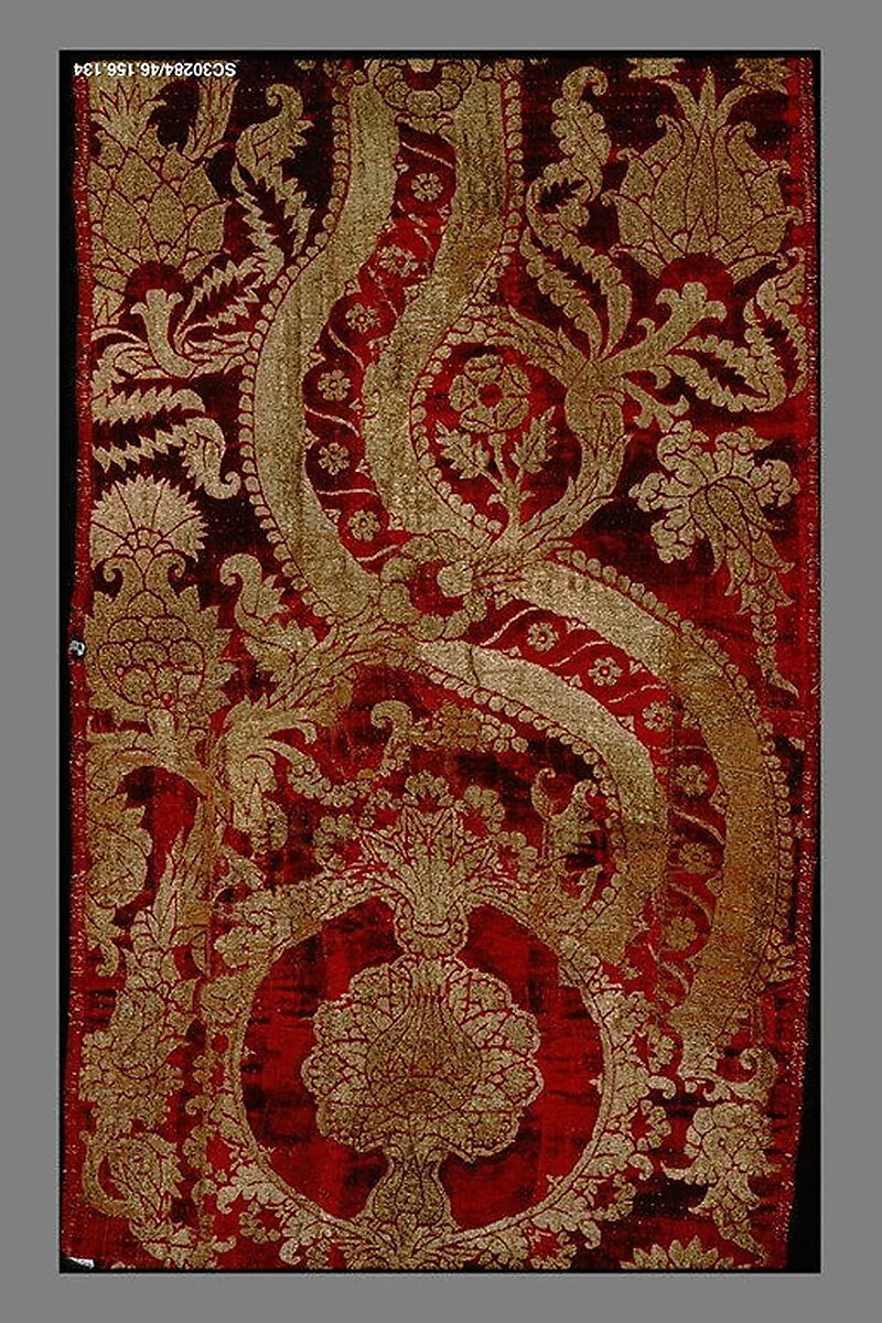 Panel of velvet — Unknown