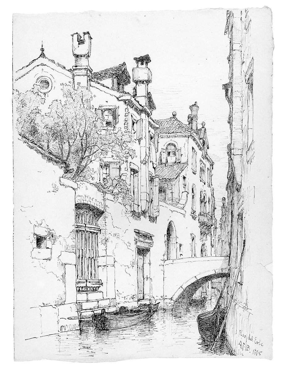 Rio del Erbe, Venice — Andrew Fisher Bunner