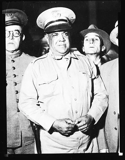 [Copy of Newspaper File Photograph: Policeman or Officer, Probably Havana]
