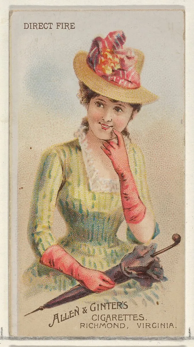 Direct Fire, from the Parasol Drills series (N18) for Allen & Ginter Cigarettes Brands — Allen & Ginter|Schumacher & Ettlinger