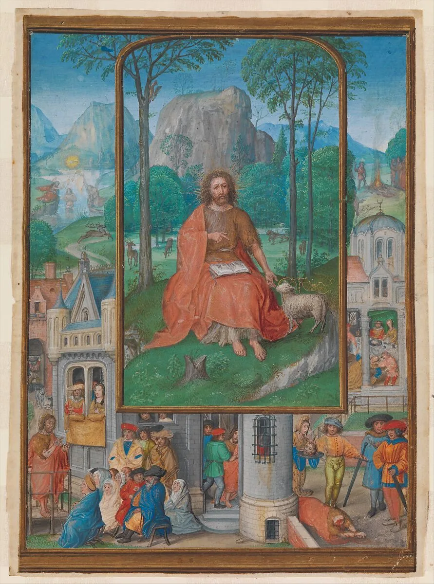 Manuscript Illumination with Scenes from the Life of Saint John the Baptist — Master of James IV of Scotland (probably Gerard Horenbout)