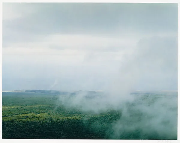 Clouds on East of Alcedo from Rim, Alcedo Volcano, Isabela Island, Galapagos Islands — Eliot Porter