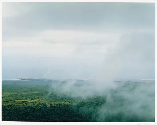 Clouds on East of Alcedo from Rim, Alcedo Volcano, Isabela Island, Galapagos Islands