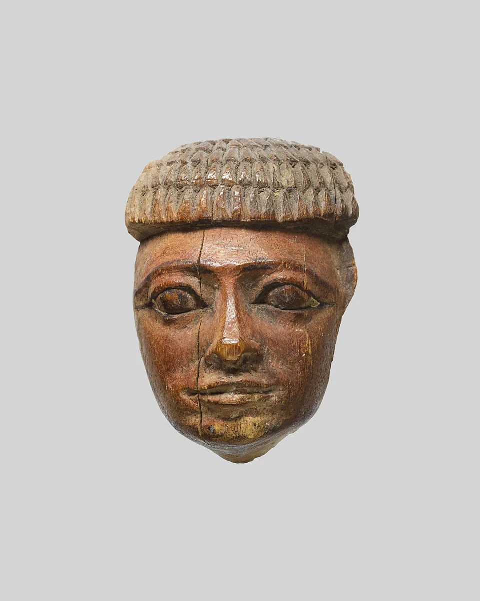 Face of a Man with Part of a Short Echeloned Wig — Unknown