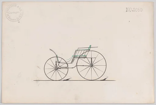 Design for Pony Phaeton, no. 3080