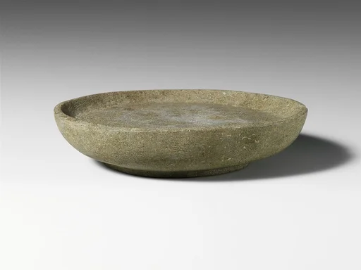 Andesite mortar or plate