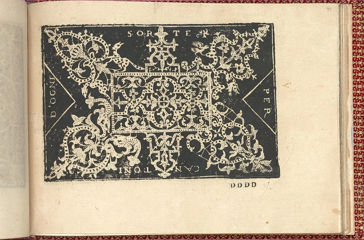 Corona delle Nobili et Virtuose Donne: Libro I-IV, page 97 (recto) — Cesare Vecellio