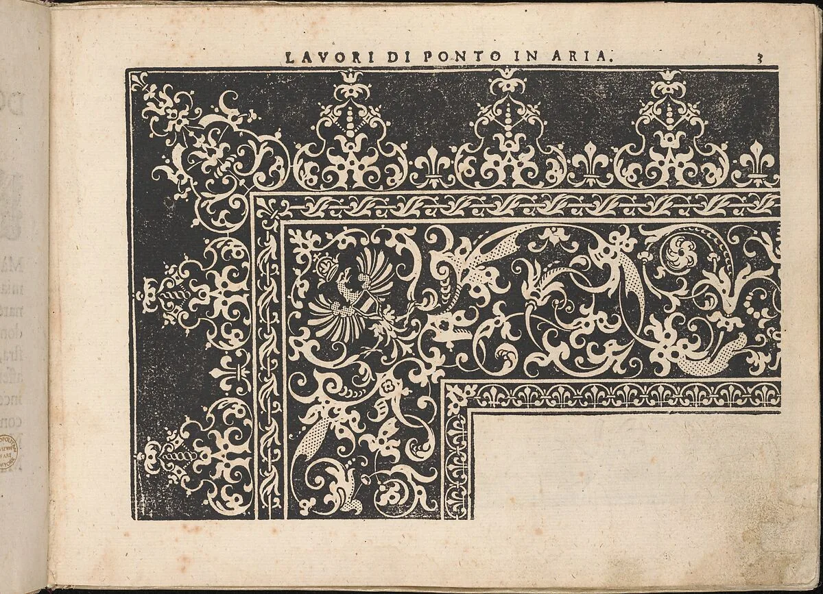 Fiore D'Ogni Virtu Per le Nobili Et Honeste Matrone, page 3 (recto) — Isabella Catanea Parasole|Antonio Fachetti