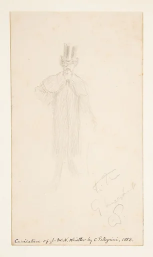 Caricature of James McNeil Whistler