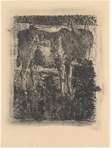 Ass, from ¦Picasso: Original Etchings for the Texts of Buffon¦