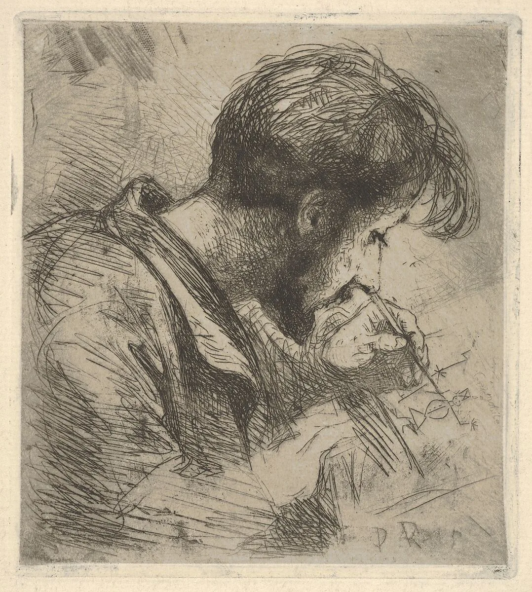 Portrait of Paul Rajon — Emile Boilvin|Paul Adolphe Rajon