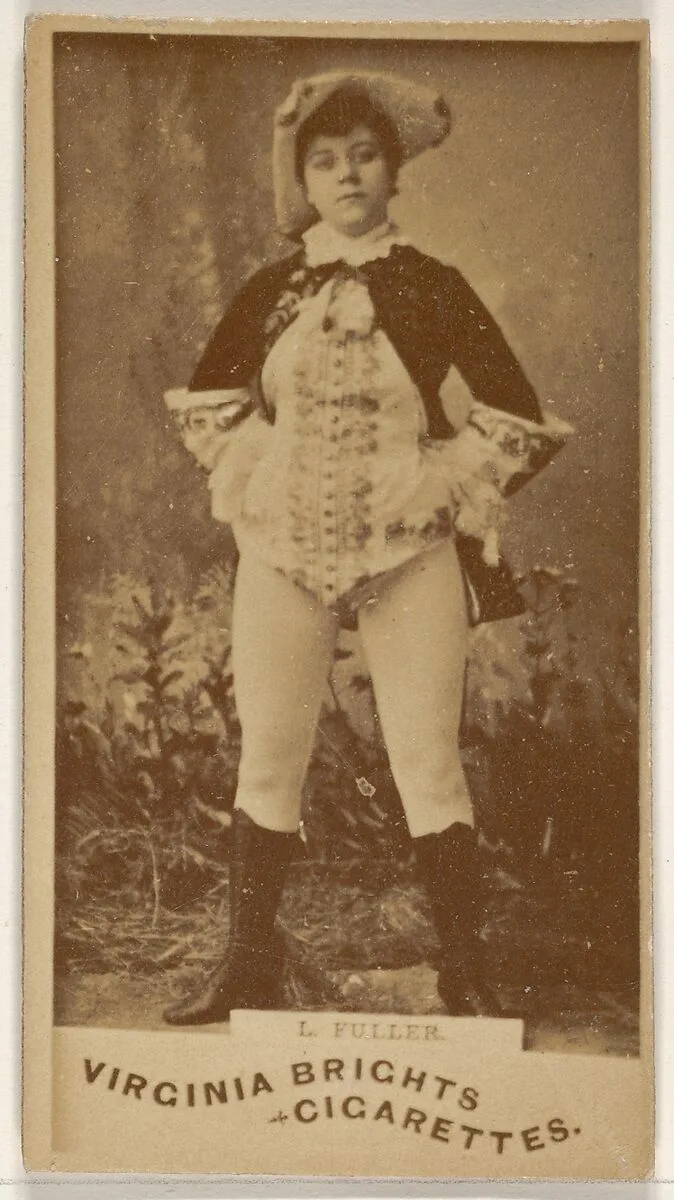 L. Fuller, from the Actors and Actresses series (N45, Type 1) for Virginia Brights Cigarettes — Allen & Ginter
