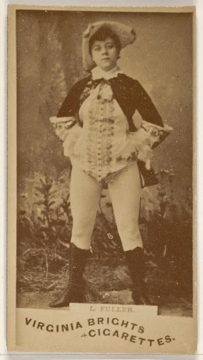 L. Fuller, from the Actors and Actresses series (N45, Type 1) for Virginia Brights Cigarettes