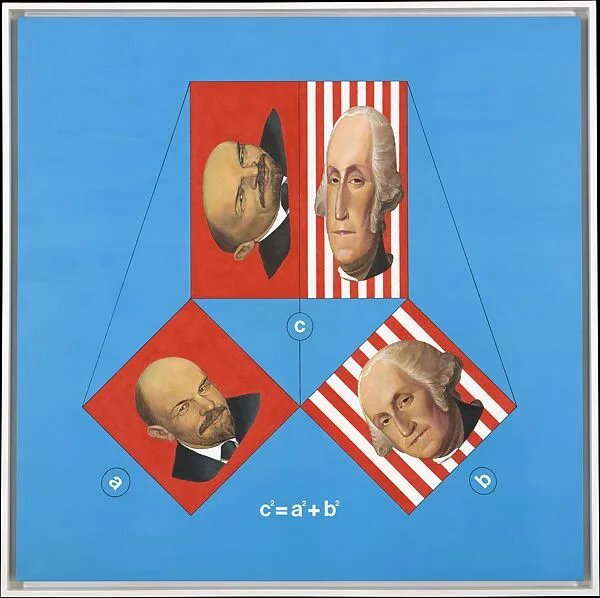 Untitled (Washington and Lenin) — Leonid Lamm