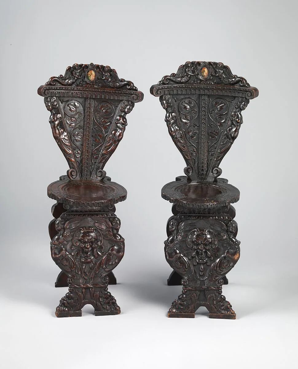 Sgabello (one of a pair) — Unknown