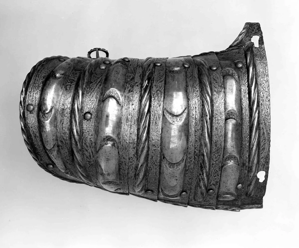 Left Tasset (Thigh Defense) from a Boy's Costume Armor — Hans Seusenhofer