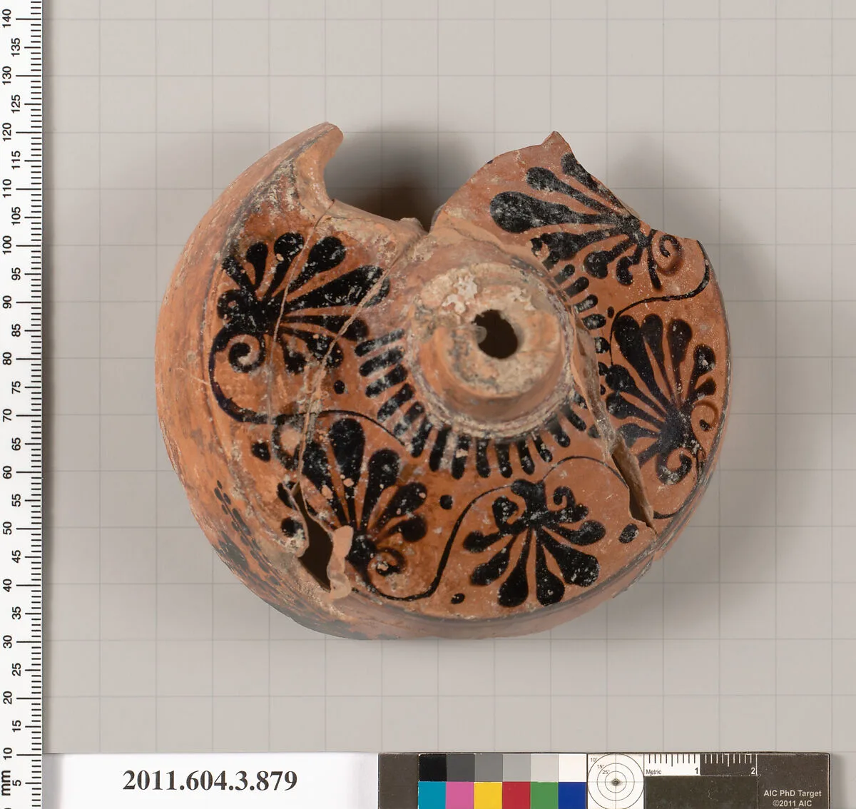 Terracotta fragment of a lekythos (oil flask) — Unknown
