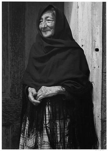 Spanish-American Woman near Chimayo, New Mexico