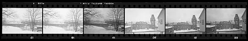 [137 Views of Massachusetts Wool Mills and Portraits of Executives, Commissioned by Fortune Magazine for "The Twilight of American Woolen", Published March 1954--STRIPS DAMAGED (HILL NUMBERS 2641-45)]