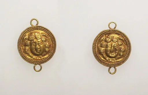 Roundel, medallion with head of Medusa, 2