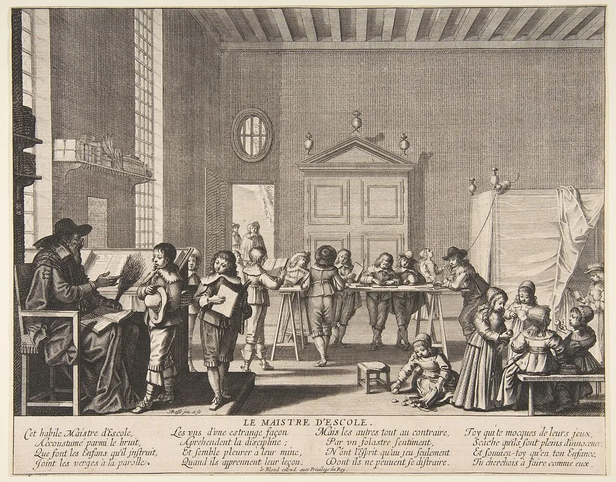 The School Master — Abraham Bosse|Jean I Leblond