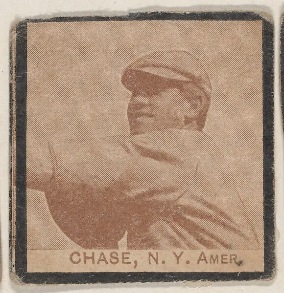 Chase, N. Y. Amer. from the Jay S. Meyer Base Ball Snap Shots candy series (W555) — Jay S. Meyer Confectioners, Philadelphia