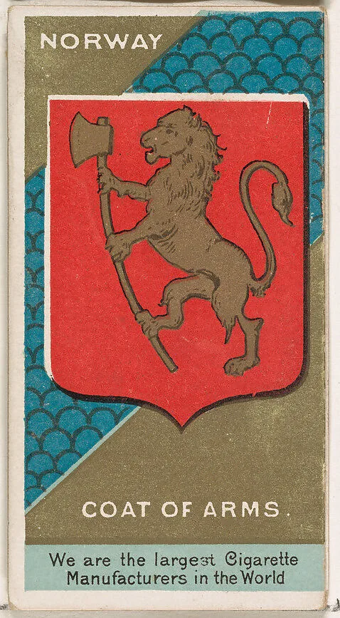 Queen of Norway and Sweden, from the Rulers, Flags, and Coats of Arms series (N126-2) issued by W. Duke, Sons & Co. — W. Duke, Sons & Co.