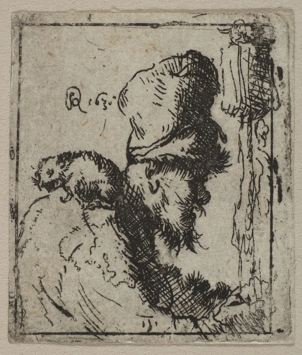 Head of a Rat Catcher — Rembrandt (Rembrandt van Rijn)