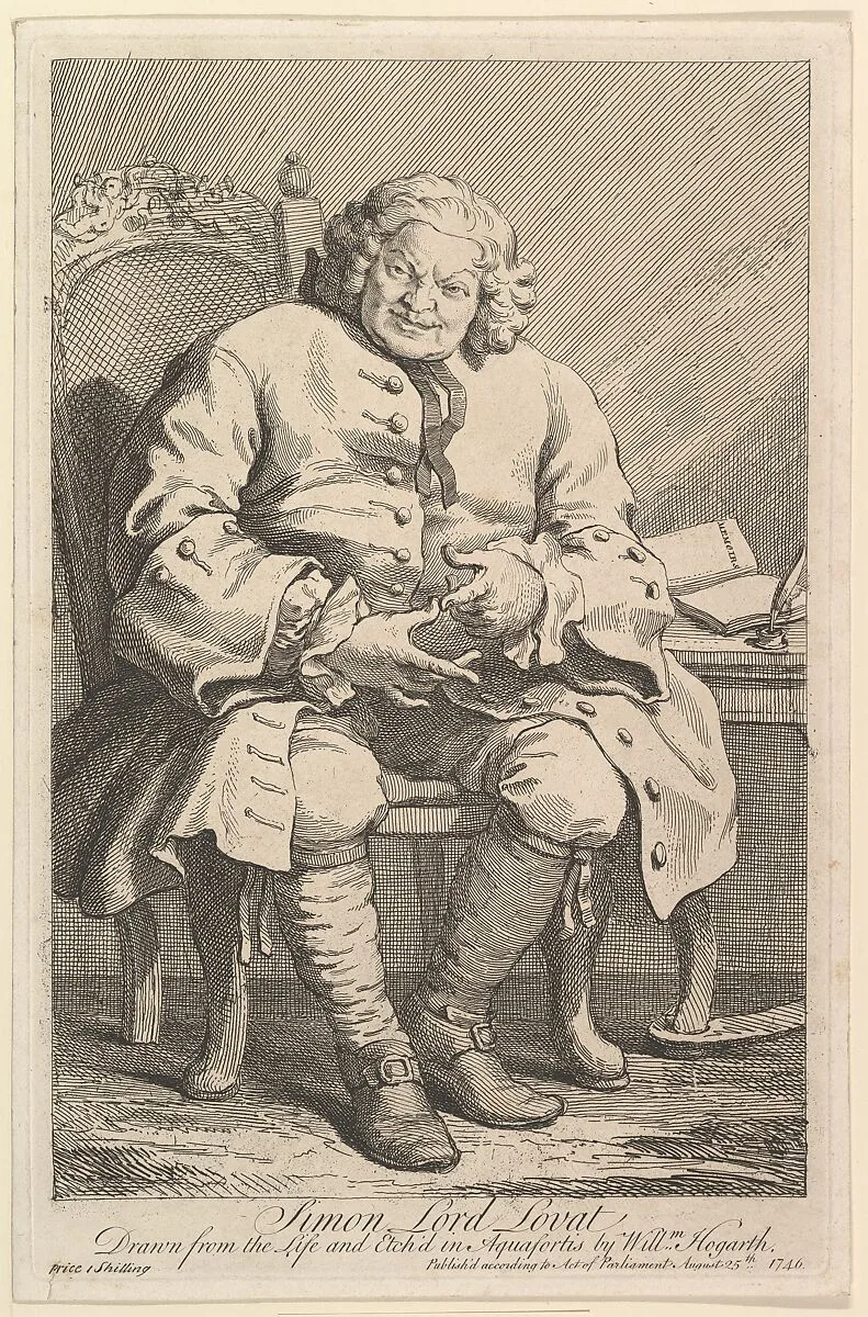 Simon Lord Lovat — Simon Fraser, 11th Lord Lovat|William Hogarth