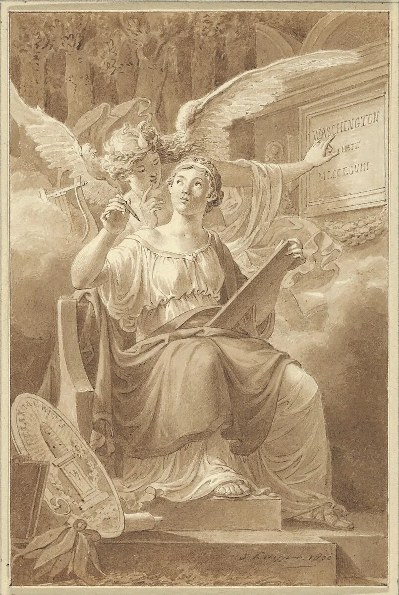 Allegory on the Death of George Washington — Jacques Kuyper