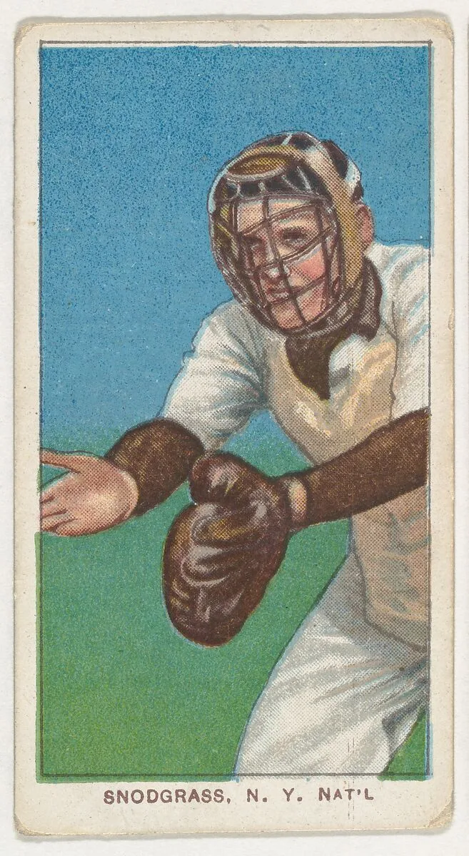 Snodgrass, New York, National League, from the White Border series (T206) for the American Tobacco Company — American Tobacco Company