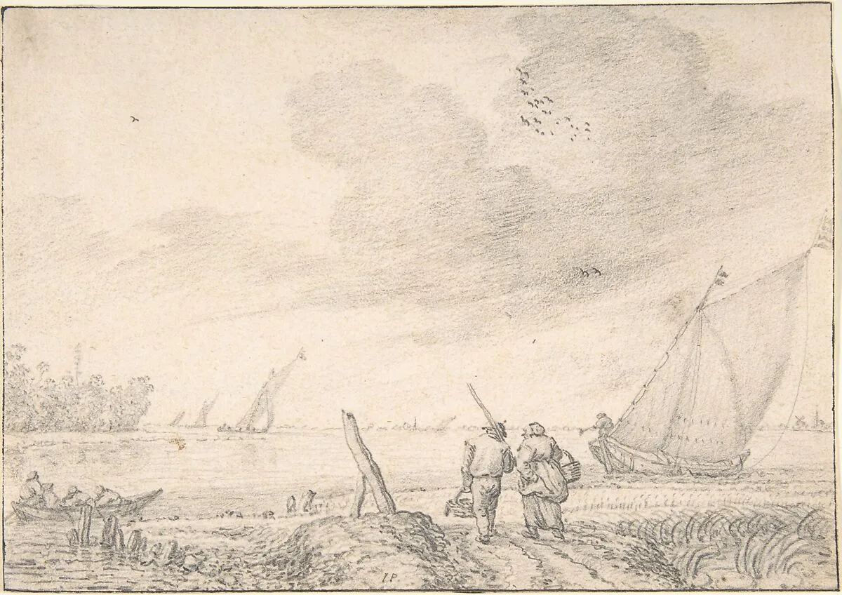 River Landscape — Jan Porcellis