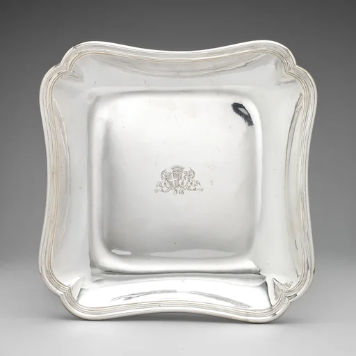 Square dish (one of a pair)