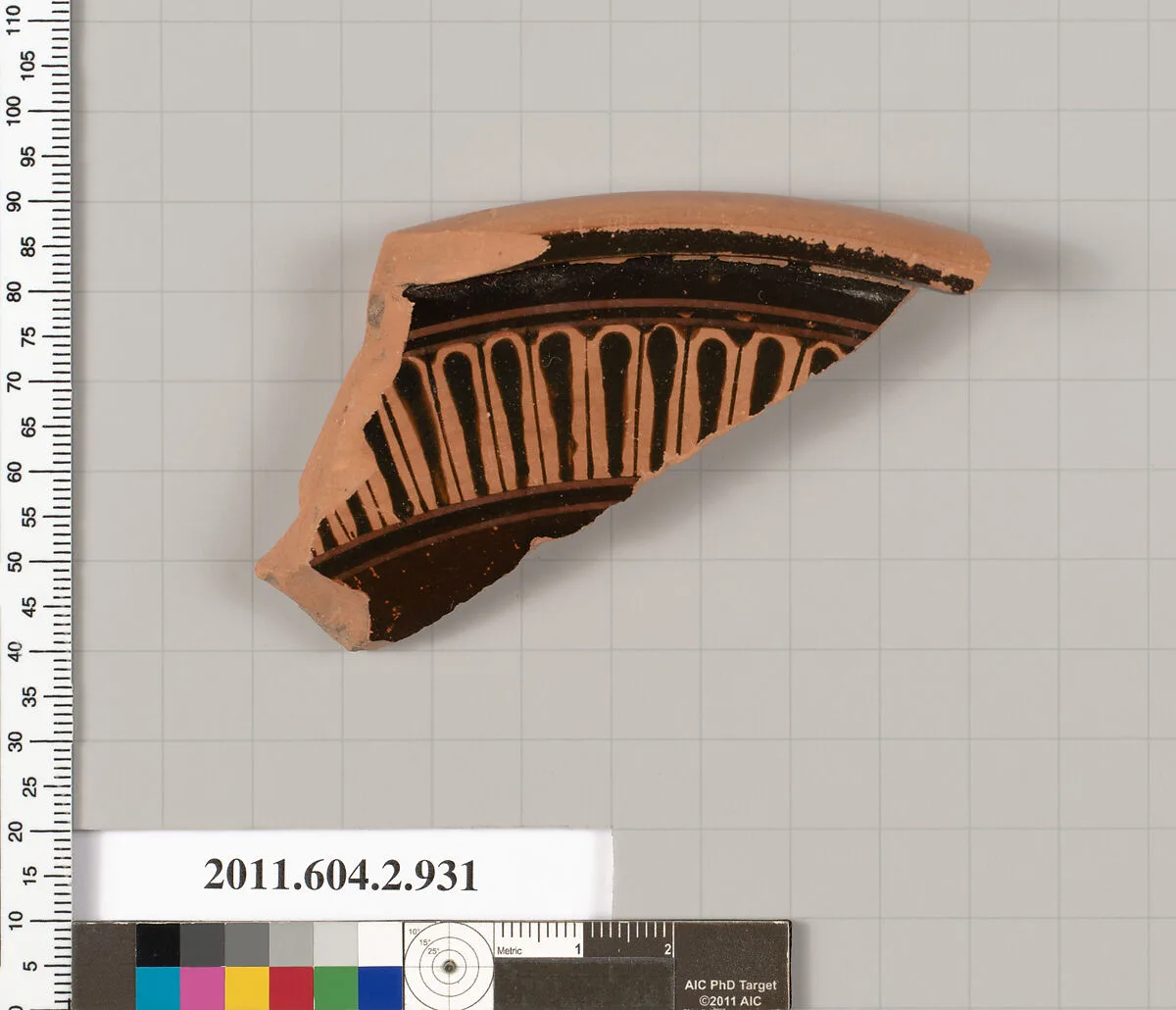 Terracotta fragment of a hydria (water jar) — Unknown